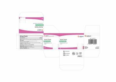 Alcohol Swab- Medium Prep Pad Box Of 100 (Alcohol Preparation Pad Box 2025   Final For Fda Upload)